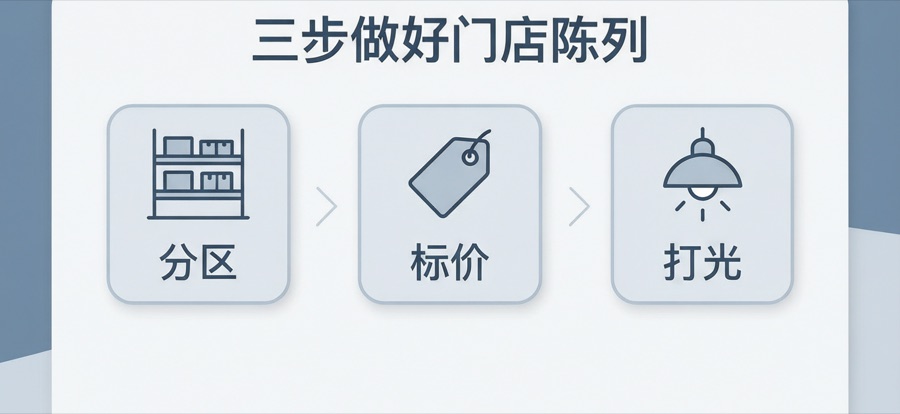 培训课件：三步流程图